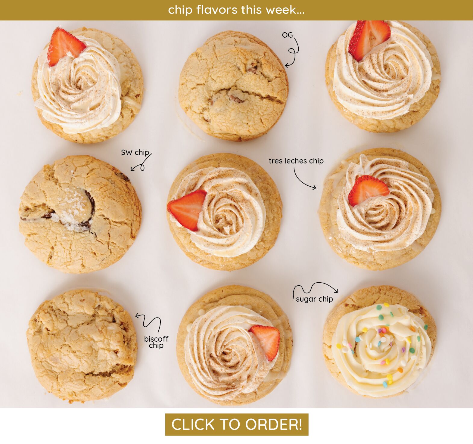 the tres leches chip is the CHIP! Chip Cookies
